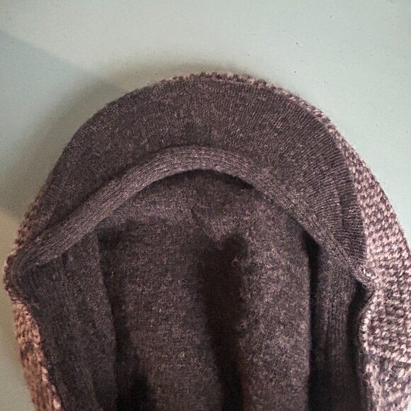 Ralph Lauren Herringbone Lamb's Wool Tweed Men's Newsboy Cap Size Small Medium - Picture 9 of 11